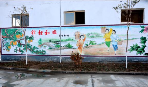 宜都乡镇文化墙 乡风文明焕发新活力