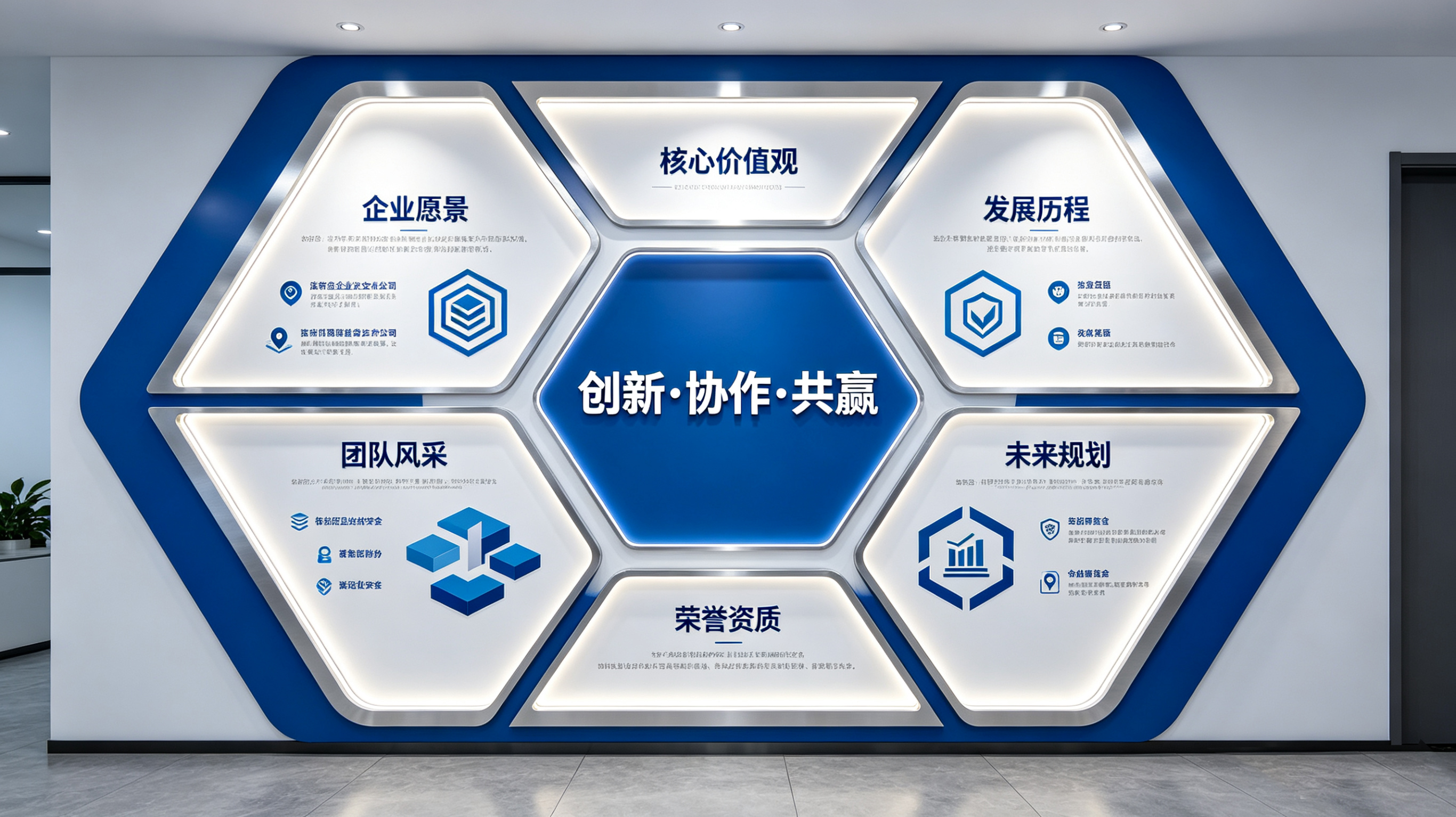 宜都企业文化墙六边形避坑指南（新手常犯5个错误）
